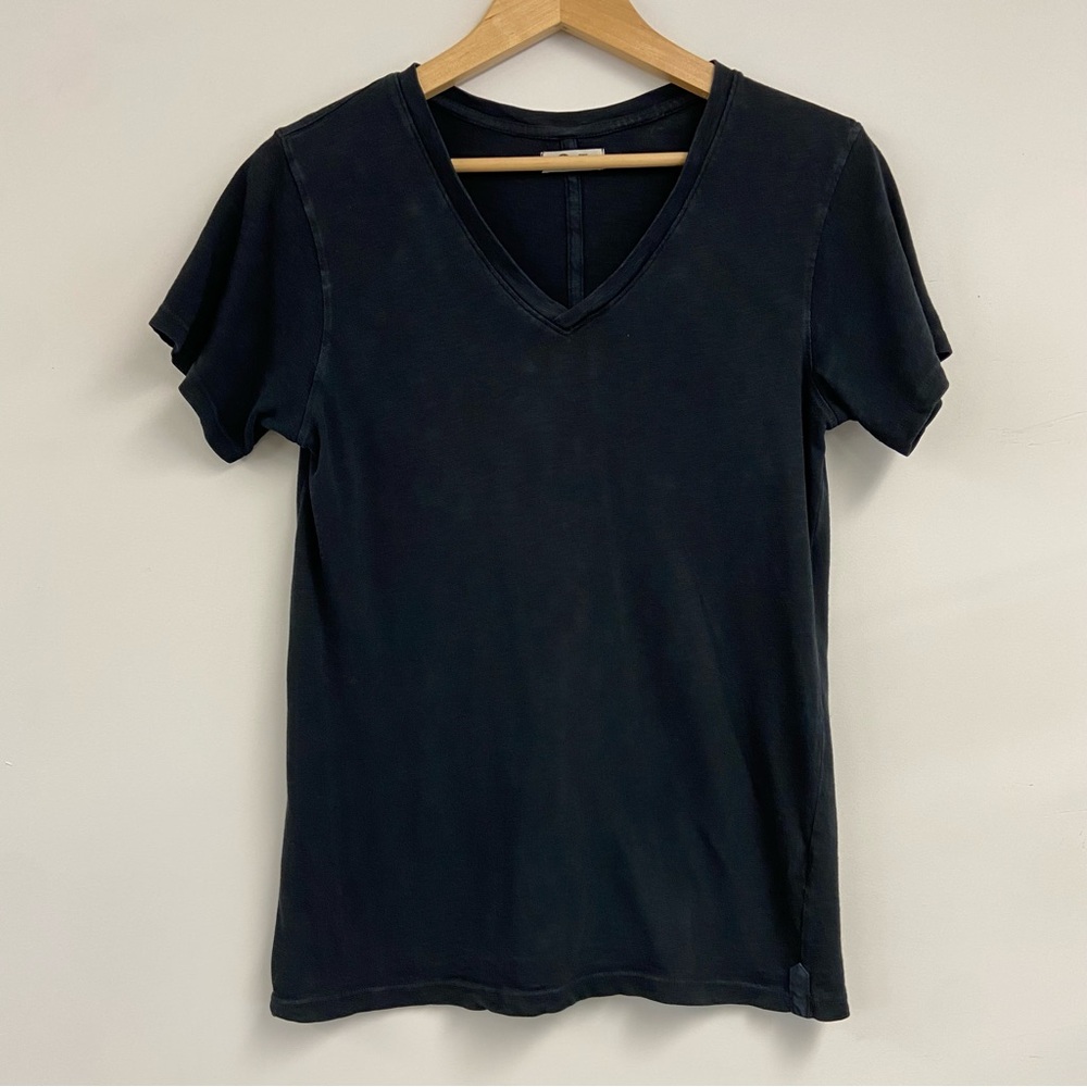 American Giant T Shirt Womens M Premium Slub V Neck Tee 100% Cotton Size Medium